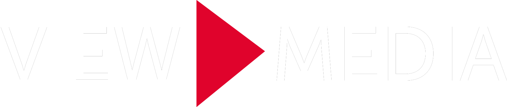 View Media logo in white writing